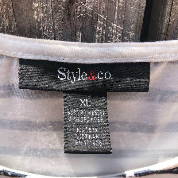 Style & Co top size: XL - Picture 2 of 4